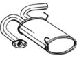 BOSAL Auspufftopf 550674 zusätzlich benötigte Artikel siehe Zubehörliste: 1.