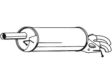 BOSAL Auspufftopf 550496 hintere
zusätzlich benötigte Artikel siehe Zubehörliste: 1.