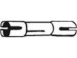 BOSAL Auspuffrohranschluss 591001 Durchmesser [mm]: 42, Länge [mm]: 145, Rohrverbinder: Schweißhülse 1.