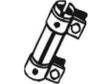 BOSAL Exhaust pipe connectors 592570 Diameter [mm]: 53, Length [mm]: 95 
Diameter [mm]: 53, Length [mm]: 95, Pipe Connector: Double Clamp 1.