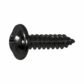 UNIX Blechschraube 10890386 Schwarz, flankiert, Kreuz -Hook, 100 Stück/Pack 3.