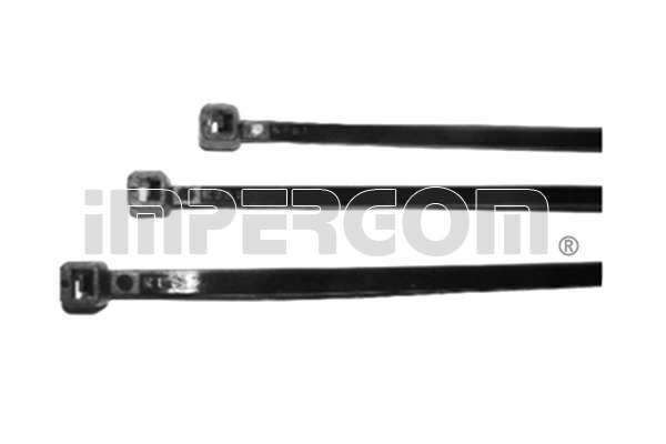 IMPERGOM Cable ties 772056 Specification: Confezione 100 pz, Weight [g]: 6, Colour: Black, Length [mm]: 360, Width [mm]: 4,5, Quantity Unit: Piece 
Colour: Black, Length [mm]: 360, Width [mm]: 4,5