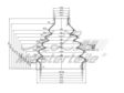 A.Z. MEISTERTEILE Drive shaft boot 11005379 Set. rubber bell. material: thermoplastic. 2 clips. grease
Inner Diameter 1 [mm]: 29, Inner Diameter 2 [mm]: 98, Height [mm]: 117, Bellows Material: TPE (thermoplastic elastomer), New Part: 3.