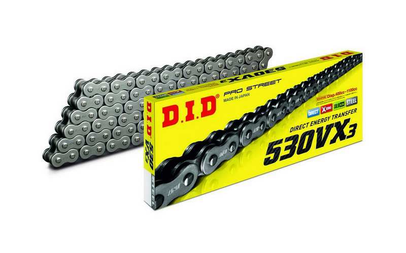 DID Drive chain 10882790 Pro-Street X-Ring VX, Street/Supersport/DualPurpose/Adventure, ZJ nittelőszemmel