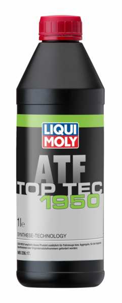 LIQUI-MOLY Getriebeöl 11016528 Top TEC ATF 1950 Auto Matata Relay Oil, 1L, entwickelt für die neue Generation von 725,0/1 Automatikgetriebe von Mercedes-Benz 9 Gear.
Inhalt [Liter]: 1, Gebindeart: Dose, Ölherstellerempfehlung: MB 236.17
Kann aus Gründen der Qualitätssicherung nicht zurückgenommen werden!