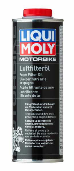 LIQUI-MOLY Luftfilteröler 11016524 Länge [cm]: 81, Inhalt [Liter]: 1, Gebindeart: Dose 
Inhalt [Liter]: 1, Gebindeart: Dose
Kann aus Gründen der Qualitätssicherung nicht zurückgenommen werden!