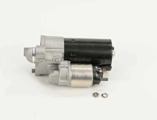 BOSCH Starter 10163486 new
Voltage [V]: 12, Rated Power [kW]: 1,4, Number of mounting bores: 3, Number of threaded holes: 0, Number of Teeth: 10, Clamp: 50, 30, Flange Diameter [mm]: 56, Rotation Direction: Clockwise rotation, Pinion Rest Position [mm]: -4,5, Starter Type: Self-supporting, Bore Diameter [mm]: 10, Bore Diameter 2 [mm]: 10,5, Bore O 3 [mm]: 10,5, Length [mm]: 214, Position/Degree: rechts, Mounting Angle [degrees]: 42, Jaw opening angle measurement [Degree]: 123, Fastening hole angle measurement [Degree 1.