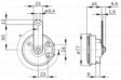 BOSCH Horn 338015 Bohrung-O [mm]: 8,3, Nennspannung [V]: 12, Leistungsaufnahme [W]: 60, Betriebsart: elektrisch, Durchmesser [mm]: 76, Lautstärke [dB(A)]: 110 2.