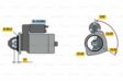BOSCH Starter 487559 new
Voltage [V]: 24, Rated Power [kW]: 4, Flange O [mm]: 89, Pinion Rest Position [mm]: 48, Rotation Direction: Clockwise rotation, Number of Teeth: 10 2.