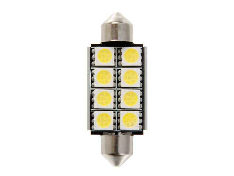 LAMPA LED-Glühbirne 11025717 Kann nicht im Straßenverkehr verwendet werden! "Hyper -LED" 15x41mm 8SMDX3 (24LED) SV8.5-8, 90LM, 6500K, Weiß -Doppelpolarität -gebaut -in einem Widerstand gebaut, 1 PC/Pack
Kann aus Gründen der Qualitätssicherung nicht zurückgenommen werden! 1.