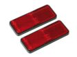 LAMPA Rückstrahler (universal) 11025695 Universal, rot, 2 PCs, 90 x 35 mm, Genehmigung: E11, 02 0622 1.