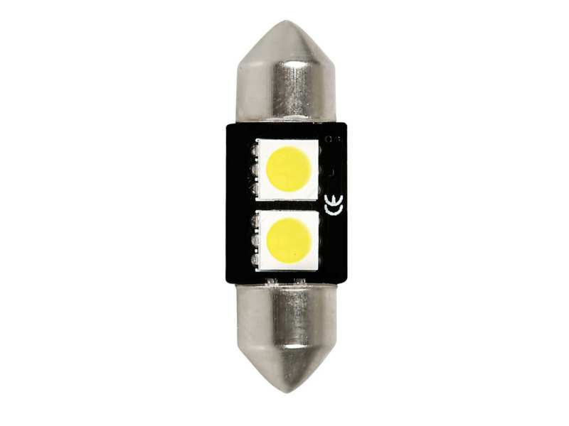 LAMPA LED-Glühbirne 11025720 Kann nicht im Straßenverkehr verwendet werden! "Hyper -led" 10x31mm 2SMDX3 (6LED) SV8.5-8, 20lM, 6500K, Weiß -Doppelpolarität -gebaut -In -Widerstand, 1 PC/Pack
Kann aus Gründen der Qualitätssicherung nicht zurückgenommen werden! 1.