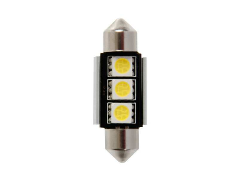 LAMPA LED-Glühbirne 11025725 Kann nicht im Straßenverkehr verwendet werden! "Hyper -LED" 13x35mm 3SMDX3 (9 LEDs), SV8.5-8, 38LM, 6500K, Weiß -Doppelpolarität -gebaut -in einem Widerstand, 1 Stcs/Pack
Kann aus Gründen der Qualitätssicherung nicht zurückgenommen werden! 1.