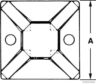 ELPARTS Sockel für Kabelbinder 11026115 10 PCs/Blasen
Ergänzungsartikel/Ergänzende Info 2: mit Klebefolie, mit Schraubanschluss, Steckbreite [mm]: 5,4, Länge [mm]: 28, Breite [mm]: 28, Höhe [mm]: 5,5, Material: Polyamid 6.6, Klebstoff: Synthesekautschuk, Montageart: Standardkleber, Temperaturbereich von [°C]: -40, Temperaturbereich bis [°C]: +60, Gebindeart: Blisterpack 2.