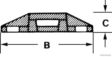 ELPARTS Sockel für Kabelbinder 11026116 10 PCs/Blasen
Ergänzungsartikel/Ergänzende Info 2: mit Klebefolie, mit Schraubanschluss, Steckbreite [mm]: 3,6, Länge [mm]: 19, Breite [mm]: 19, Höhe [mm]: 3,8, Material: Polyamid 6.6, Klebstoff: Synthesekautschuk, Montageart: Standardkleber, Temperaturbereich von [°C]: -40, Temperaturbereich bis [°C]: +60, Gebindeart: Blisterpack 3.