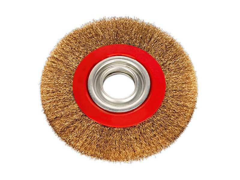 SEALEY Wire brush disc 11025810 Size: D150 x 13mm, hole: 13mm, brass coated