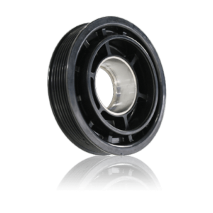 Magnetic clutch pulley