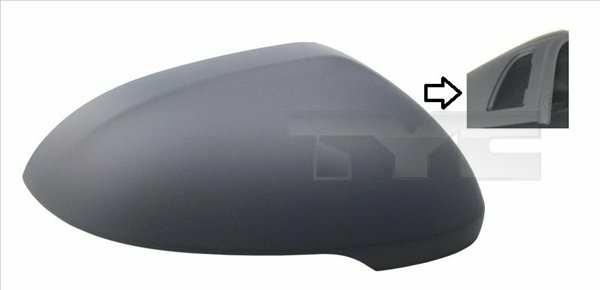 TYC Rearview mirror casing 11040320 Fitting Position: Left, Surface: Primed, Outer/Inner Mirror: Prepared for blind spot warning device