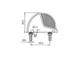 DASTERI Begrenzungsleuchte 11049968 Erstens Weiß, Glühbirne: R5W, 12/24 V, 1x5w, ECE: E9-1356, 2 PCs/Pack 2.