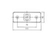 DASTERI Umrißleuchte 11049940 Bilateral, gelb, reflektierend, LED, 24 V, 0,5W, ECE: E9-1177, Schutz: IP67, 2 PCs/Pack 2.