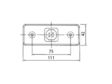 DASTERI Umrißleuchte 11049930 Bilateral, gelb mit Reflektor: W3W, 12/24 V, 1x3W, ECE: E9-1084, 2 PCs/Pack 2.