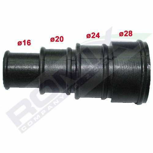 ROMIX Rohrverbinder 10628363 Universal, gerade/Reduzierer, 16.20.24.28, 5 PCs/Pack
