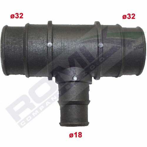 ROMIX Rohrverbinder 10628367 Universal, T-förmig/Reduzierer, 32/18/32 mm, 5 PCs/Pack