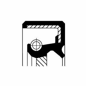 CORTECO Differential gear oil seal 10621676 Inner diameter 1 [mm]: 40, Outer diameter 1 [mm]: 62, Height 1 [mm]: 10, Material: ACM (Polyacrylate)