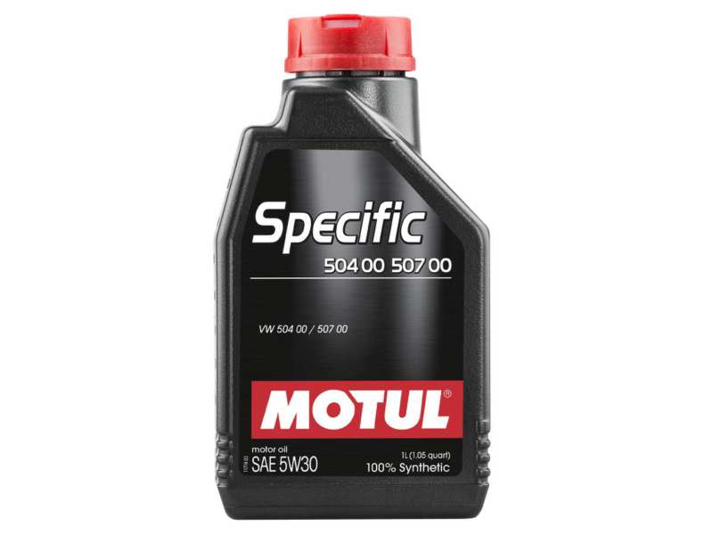 MOTUL Motorenöl 11051534 Inhalt [Liter]: 1, Viskositätsklasse nach SAE: 5W-30, Spezifikation nach ACEA: C3, Herstellerfreigabe: VW 504 00 507 00 
Inhalt [Liter]: 1, Gebindeart: Flasche, Viskositätsklasse nach SAE: 5W-30, Spezifikation nach ACEA: C3, Herstellerfreigabe: VW 504 00 507 00
Kann aus Gründen der Qualitätssicherung nicht zurückgenommen werden!