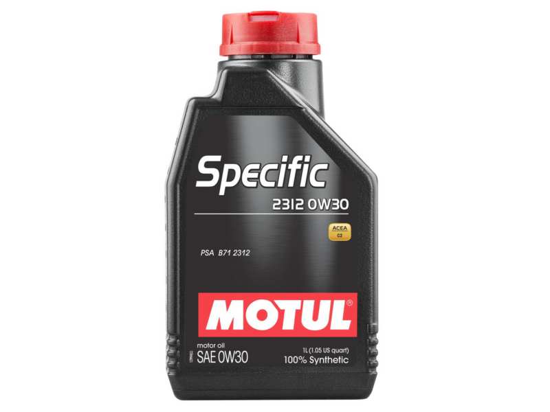 MOTUL Motorenöl 11051538 Inhalt [Liter]: 1, Viskositätsklasse nach SAE: 0W-30, Spezifikation nach ACEA: C2 
Inhalt [Liter]: 1, Gebindeart: Flasche, Viskositätsklasse nach SAE: 0W-30, Herstellerfreigabe: PSA B71 2312, Spezifikation nach ACEA: C2
Kann aus Gründen der Qualitätssicherung nicht zurückgenommen werden!