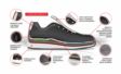 A.Z. MEISTERTEILE Safety footwear - Sports - AZ-MT Design 11045122 Gray-black flyknit upper, steel toe cap, flexible steel midsole, gel full length heel lift insole, size 43, 8.