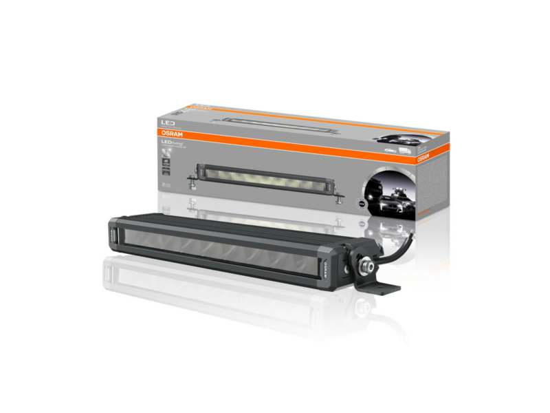 OSRAM LED lightbar 11056739 Lamp Type: LED, Rated Voltage [V]: 12, 24, Rated Power [W]: 27 
Lamp Type: LED, Vehicle Main Current: for vehicles with 12V main current, for vehicles with 24V main current, Rated Power [W]: 27, Fulfils ECE norm: R10 R112, Mounting Type: Bolted