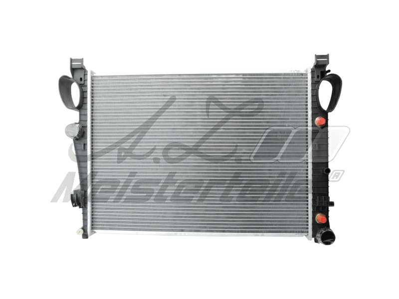 A.Z. MEISTERTEILE Radiator 10401950 Radiator type: Mechanically jointed cooling fins, Heating/Cooling: for vehicles with combined radiator/ oil cooler, Core Length [mm]: 641, Core Width [mm]: 480, Core Depth [mm]: 26, Water Tank Material (radiator): Plastic, Manufacturer: produced by MAHLE, Vehicle Equipment: for vehicles with/without air conditioning, Transmission Type: Automatic Transmission, Manual Transmission