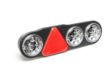 DASTERI rear light (trailer) 11049870 Right, rear, 7 functional triangle prism, rear lamp, fog light, LED, 10-30V, R: 3/3W F: 4/4W T: 2x 3/4W S: 2x 3/4W D.I.: 2x 3/4W S.M.: 0.8/0.8W, ECE: E9-11019, Protection: IP67, Connection: 7-PIN AMP 1.