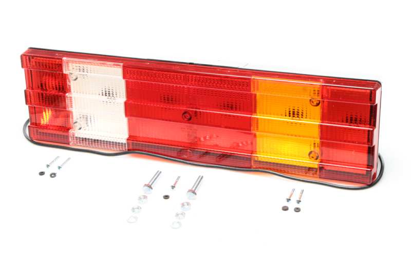 DASTERI Rücklicht (universal) 11049813 Links, Heck, 7 funktional, reflektierend, Rückwärtslampe, Glühbirne: P21W, R5W, 12/24 V, 4x21W, 2x10w, ECE: E2-8147, Connect: Amp: Amp 1.