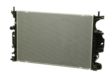 NISSENS Radiator 10371881 Cooling fins material: Aluminium, Core Depth [mm]: 26, Core Length [mm]: 670, Core Width [mm]: 448, Inlet O [mm]: 34, Outlet O [mm]: 34, Radiator type: Brazed cooling fins, Supplementary Article/Info 2: without expansion tank, Supplementary Article/Supplementary Info: without gasket/seal, Water Tank Material (radiator): Plastic Technical Information: Radiator with 5mm system-Advanced technology with higher power effect 1.