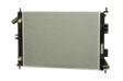 NISSENS Radiator 10371917 Cooling fins material: Aluminium, Core Depth [mm]: 16, Core Length [mm]: 550, Core Width [mm]: 397, Inlet O [mm]: 35, Outlet O [mm]: 33, Radiator type: Brazed cooling fins, Supplementary Article/Info 2: without expansion tank, Supplementary Article/Supplementary Info: with oil cooler, without gasket/seal, Water Tank Material (radiator): Plastic 1.