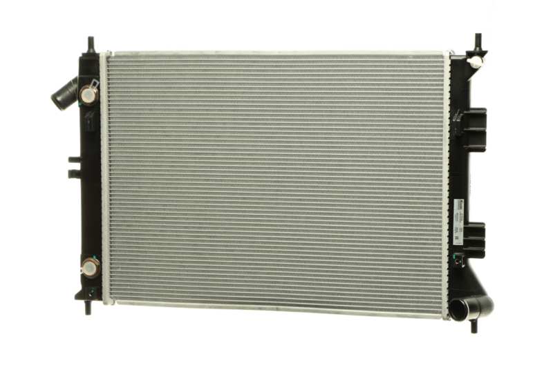 NISSENS Radiator 10371917 Cooling fins material: Aluminium, Core Depth [mm]: 16, Core Length [mm]: 550, Core Width [mm]: 397, Inlet O [mm]: 35, Outlet O [mm]: 33, Radiator type: Brazed cooling fins, Supplementary Article/Info 2: without expansion tank, Supplementary Article/Supplementary Info: with oil cooler, without gasket/seal, Water Tank Material (radiator): Plastic 1.