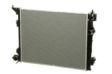 NISSENS Radiator 10371837 Cooling fins material: Aluminium, Core Depth [mm]: 26, Core Length [mm]: 540, Core Width [mm]: 428, Inlet O [mm]: 35, Outlet O [mm]: 35, Radiator type: Brazed cooling fins, Supplementary Article/Info 2: without expansion tank, Supplementary Article/Supplementary Info: with gaskets/seals, Water Tank Material (radiator): Plastic 1.