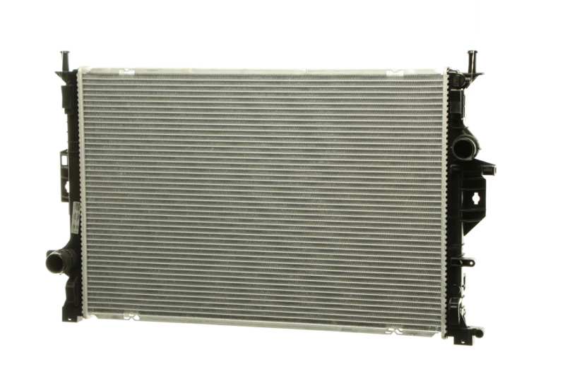 NISSENS Radiator 10400140 Cooling fins material: Aluminium, Core Depth [mm]: 26, Core Length [mm]: 670, Core Width [mm]: 448, Inlet O [mm]: 38,5, Outlet O [mm]: 38,5, Radiator type: Brazed cooling fins, Supplementary Article/Info 2: without cap, without expansion tank, Supplementary Article/Supplementary Info: with gaskets/seals, Water Tank Material (radiator): Plastic 1.