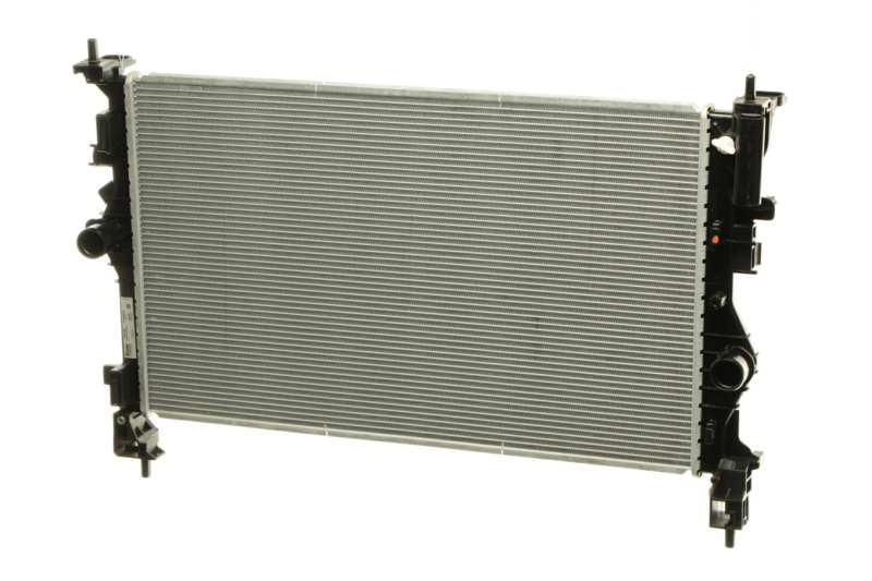 NISSENS Radiator 10371890 Cooling fins material: Aluminium, Core Depth [mm]: 16, Core Length [mm]: 620, Core Width [mm]: 373, Inlet O [mm]: 34, Outlet O [mm]: 34, Radiator type: Brazed cooling fins, Supplementary Article/Info 2: without expansion tank, Supplementary Article/Supplementary Info: with gaskets/seals, Water Tank Material (radiator): Plastic Technical Information: Radiator with 5mm system-Advanced technology with higher power effect 1.