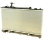 NISSENS Radiator 10400187 Cooling fins material: Aluminium, Core Depth [mm]: 16, Core Length [mm]: 375, Core Width [mm]: 753, Radiator type: Brazed cooling fins, Supplementary Article/Supplementary Info: with oil cooler, Water Tank Material (radiator): Plastic 1.