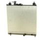NISSENS Radiator 10371858 Cooling fins material: Aluminium, Core Depth [mm]: 16, Core Length [mm]: 425, Core Width [mm]: 488, Inlet O [mm]: 28, Outlet O [mm]: 28, Radiator type: Brazed cooling fins, Supplementary Article/Info 2: without expansion tank, Supplementary Article/Supplementary Info: without gasket/seal, Water Tank Material (radiator): Plastic 1.