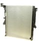 NISSENS Radiator 10371857 Cooling fins material: Aluminium, Core Depth [mm]: 16, Core Length [mm]: 525, Core Width [mm]: 638, Inlet O [mm]: 35, Outlet O [mm]: 35, Radiator type: Brazed cooling fins, Supplementary Article/Info 2: without expansion tank, Supplementary Article/Supplementary Info: without gasket/seal, Water Tank Material (radiator): Plastic 1.