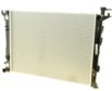 NISSENS Radiator 10400146 Cooling fins material: Aluminium, Core Depth [mm]: 16, Core Length [mm]: 635, Core Width [mm]: 468, Inlet O [mm]: 35, Outlet O [mm]: 35, Radiator type: Brazed cooling fins, Supplementary Article/Info 2: without expansion tank, Supplementary Article/Supplementary Info: with oil cooler, without gasket/seal, Water Tank Material (radiator): Plastic 1.