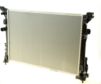 NISSENS Radiator 10400143 Cooling fins material: Aluminium, Core Depth [mm]: 26, Core Length [mm]: 640, Core Width [mm]: 425, Inlet O [mm]: 33,2, Outlet O [mm]: 33, Radiator type: Brazed cooling fins, Supplementary Article/Info 2: without cap, without expansion tank, Supplementary Article/Supplementary Info: with gaskets/seals, Water Tank Material (radiator): Plastic 1.