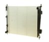 NISSENS Radiator 10400134 Cooling fins material: Aluminium, Core Depth [mm]: 26, Core Length [mm]: 480, Core Width [mm]: 398, Inlet O [mm]: 33, Outlet O [mm]: 33, Radiator type: Brazed cooling fins, Supplementary Article/Info 2: without expansion tank, Supplementary Article/Supplementary Info: with gaskets/seals, Water Tank Material (radiator): Plastic 1.