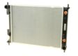 NISSENS Radiator 10400162 Cooling fins material: Aluminium, Core Depth [mm]: 16, Core Length [mm]: 500, Core Width [mm]: 374, Inlet O [mm]: 35, Outlet O [mm]: 35, Radiator type: Brazed cooling fins, Supplementary Article/Info 2: without cap, without expansion tank, Supplementary Article/Supplementary Info: with oil cooler, with gaskets/seals, Water Tank Material (radiator): Plastic Technical Information: Radiator with 5mm system-Advanced technology with higher power effect 1.
