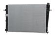 NISSENS Radiator 10371920 Cooling fins material: Aluminium, Core Depth [mm]: 16, Core Length [mm]: 640, Core Width [mm]: 448, Inlet O [mm]: 35, Outlet O [mm]: 35, Radiator type: Brazed cooling fins, Supplementary Article/Info 2: without expansion tank, Supplementary Article/Supplementary Info: without gasket/seal, Water Tank Material (radiator): Plastic 1.