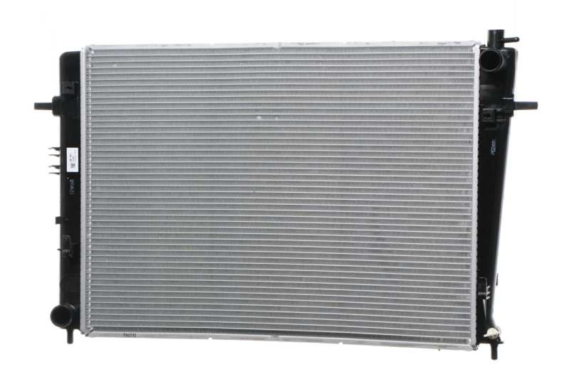NISSENS Radiator 10371920 Cooling fins material: Aluminium, Core Depth [mm]: 16, Core Length [mm]: 640, Core Width [mm]: 448, Inlet O [mm]: 35, Outlet O [mm]: 35, Radiator type: Brazed cooling fins, Supplementary Article/Info 2: without expansion tank, Supplementary Article/Supplementary Info: without gasket/seal, Water Tank Material (radiator): Plastic 1.
